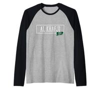 Al Khafji Arabia Paese Saudita Città Sauditi Nome Donne Uomini Maglia con Maniche Raglan