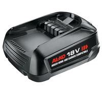 AL-KO Batteria 18V B50LI - 2,5 Ah. Ioni di litio, peso 500 g, tempo di ricarica 60 minuti o 36 minuti con caricatore rapido.