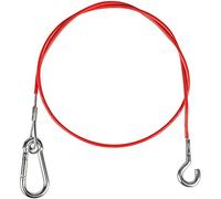 AL-KO - Cavo per freno con gancio caribiner (Taglia unica) (Rosso)