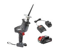 AL-KO Sega a mano a batteria PSD 1815, lunghezza binario, 15 cm, numero di corsa 3.400 al minuto, cambio lama senza attrezzi, con batteria agli ioni di litio da 2,0 Ah da 18 V/36 V e caricatore