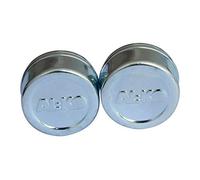 al-KO Set di 2 Tappi per Mozzo Ruota da 55 mm in Acciaio Zincato, Cappucci Protettivi per Cuscinetti di Rimorchi e Semirimorchi, Ricambio Originale 581197
