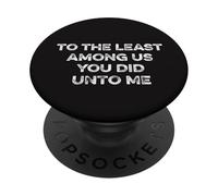 Al minimo tra noi Matteo 25:40 Tim Walz VP 2024 Vota PopSockets PopGrip Adesivo