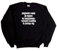 Al mio cavallo Felpa Simpatica