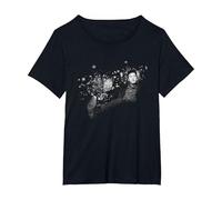 al Pacino Effetto Flare Anni '70 Maglietta, Donna Plus-Size, Nero, 4X
