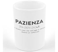 AL PRODUCTION Ceramica Tazza Mug PAZIENZA DESCRIZIONE DIVERTENTE - Tazza regalo di compleanno - Divertente - Humor