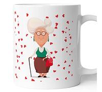 AL PRODUCTION Tazza Mug - Nonna Migliore Del Mondo Con Cuori - Idee Regalo