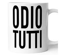 AL PRODUCTION Tazza Mug Odio Tutti, 11 oz
