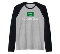 Al Qurayyat Arabia Paese Saudita Città Sauditi Nome Donne Uomini Maglia con Maniche Raglan