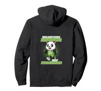 Al ragazzo piace correre mezza maratona Panda Runner Felpa con Cappuccio