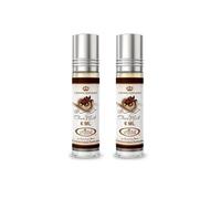Al-Rehab Choco Musk - Profumo roller, unisex, 50 ml, confezione da 2