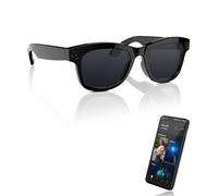 Al Smart Occhiali con ChatGPT & 800W Fotocamera Registrazione Video, Occhiali da Sole per Real-TimeTranslation, MusicControl, ElS Stabilizzazione|WiFi/Bluetooth 5.3 Smart Eyewear per Viaggi, Meeting