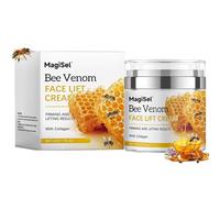 Al Veleno d'Api Crema, Crema Antirughe al Veleno d'Api, Idratante Antirughe Per Viso e Collo e Tutti i Tipi Di Pelle, Nutre la Pelle con Formula al Ingrediente Attivo d'Ape, Cura del Viso, 50g