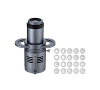 AL20 Photograph Flash Snoot Conical Lens Art Special Shaped with Optical Spotlight Lens 20 Gobos for INKEE Mount