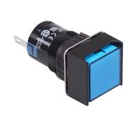 AL6Q-P3PS Blu 16mm 12V Quadrato Pilota Luce IP65 IDEC