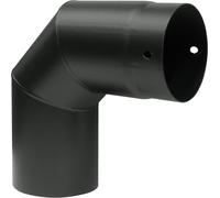 GOMITO IN ACCIAIO PESANTE SMALTATO PORCELLANATO AETERNUM TOP NERO 90 CM.12