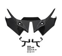 Ala aerodinamica anteriore, spoiler anteriore per moto Carenatura Winglet Aerodinamica Wing Cover Trim per Kawasaki Z650 Z 650 z650 2021 2022 2023 2024 (motivo in fibra di carbonio)