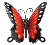 Ala battente 3D farfalla in metallo giardino/casa arte da parete 2 misure...