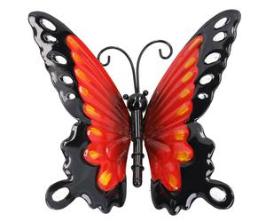 Ala battente 3D farfalla in metallo giardino/casa arte da parete 2 misure...