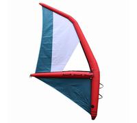 Ala da Surf Gonfiabile, Vela da Windsurf ad Ala Portatile con Base Girevole a 360° e Pompa ad Aria for tavola a Forma di Ala, Surf, Surf e attività acquatiche