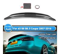 Ala dello Spoiler del bagagliaio posteriore stile gatto a becco d'anatra per Audi A5 B8 B8.5 08-16 Carbon Look Carbon Fiber Look