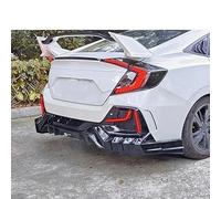 Ala Di Coda Diffusore Posteriore R Style Spoiler Per Civic 2016 2017 2018 2019 2020 2021 10th Hatchback FK4 FK7 splitter ala del bagagliaio(Bright black)