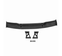 Ala di coda universale per auto RC ad alte prestazioni per modelli alla deriva in scala 1/10 Spoiler aerodinamico in plastica resistente Nero 19 cm