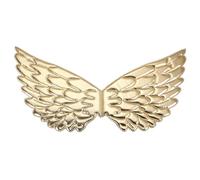 Ala dorata, tessuto scintillante Ala d'angelo dorata, cupido da 16,9x8,7 pollici con cinturino elastico, costume per la festa di compleanno di costumi da fata principessa, giocattoli, giocattoli