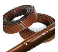 Ala gocciolante autocompensante IRRITEC mod. MULTIBAR SIPLAST d. 16mm. - sp. 33 cm.- lt. 2,1/h - Mt. 50 marrone