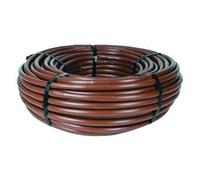 ALA GOCCIOLANTE MM.16 MARRONE portata 2 lt./h. rotolo mt.50 fori ogni cm.30 -FE