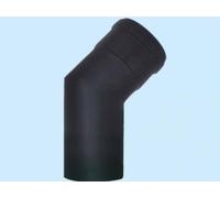GOMITO APERTO 45° 2 SETTORI PER TUBO STUFA PELLET D 80 CON GUARNIZIONE 113610