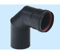 GOMITO IN ACCIAIO PESANTE SMALTATO PORCELLANATO PELLET AETERNUM 90 CM.10