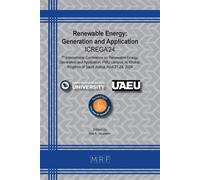 Ala Hussein Renewable Energy (Tascabile) Materials Research Proceedings