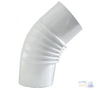 Ala Spa Gomito Smaltato Bianco 45 Gradi Cm 13