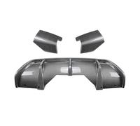 Ala Spoiler Paraurti Posteriore Auto Diffusore Labbro Bagagliaio Spoiler Piastra Splitter Copertura Kit Carrozzeria Per BMW X6 F16 Per Sport 2014-2019 MP Alettone Posterior(Fibra di carbonio)