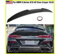Ala spoiler per labbro posteriore compatibile con BMW Serie 8 G16 840i 4D Gran Coupe 2018-2024 Ala posteriore stile M4 2 opzioni di colore
