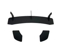 Ala spoiler posteriore Diffusore paraurti posteriore per VW per Scirocco R 2015-2016 Staffa scarico nera 3 alette Spoiler di protezione splitter bagagliaio Piastra labbro