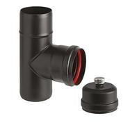 ALA2MM aeternum PELLET Y40300250304 Canale da Fumo Porcellanato, Nero