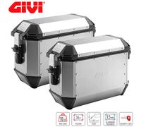 ALA36APACK2 - Givi Coppia Valigie laterali Trekker Alaska alluminio 36 Litri