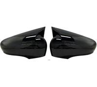 ALaaaaL Copri Specchietto Retrovisore per Renault Clio 4 MK4 12-19,Tappi di Copertura Specchietto Retrovisore Laterale di Ricambio Copri toretrovisore,A-Black