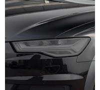 ALaaaaL Pellicola Protettiva per Fari Auto per Audi A6 C7 4G S6 RS6 2012-2018,Pellicola Protettiva per Fari Auto Vinile Adesivo Esterno Pretagliato in TPU,Blackened