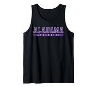 Alabama Athletics Viola Vintage Testo Canotta