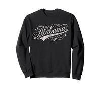 Alabama Floral Script Boutique Distressed Women's & Girls Felpa