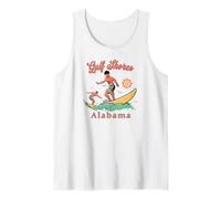 Alabama Gulf Shores Surfer al Surfing Beach Vacanza Canotta