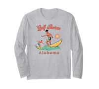 Alabama Gulf Shores Surfer al Surfing Beach Vacanza Maglia a Manica