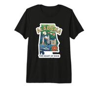 Alabama: Il Cuore del Dixie con Stile Vintage Maglietta Premium