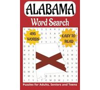 ALABAMA inspired word search book.: Book is 6 X 9 inches,110 pages with 55 Puzzles and 495 words with mostly easy to read print. Each puzzle contains ... vertically, diagonally, forward, or backward.