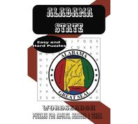 Alabama State 6x9 Word search 110 pages: Alabama State Cities, Wildlife and Nature Word Search Book