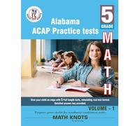 ALABAMA State (ACAP) , 5th Grade MATH Practice Tests ,Volume 1