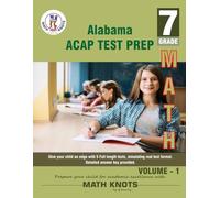 ALABAMA State (ACAP) , 7th Grade MATH Practice Tests ,Volume 1