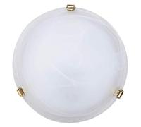 Alabastro plafoniera bianco alabastro / vite oro E27 1x 60W MAX